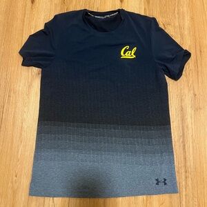 Under Armour Cal Branded Navy Gradient Dri-FIT Tee
